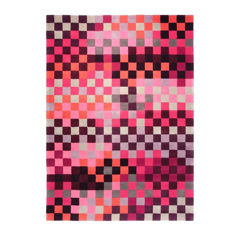 Tapis pixel Rouge et Rose - ESPRIT HOME