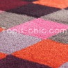 Tapis pixel Rouge et rose Esprit Home Tapis pixel Rouge et rose Esprit Home
