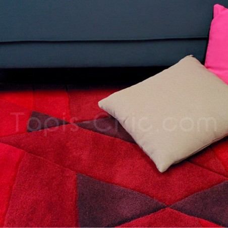 Tapis Rectangulaire Luminous Rouge par Arte Espina Tapis Rectangulaire Luminous Rouge par Arte Espina