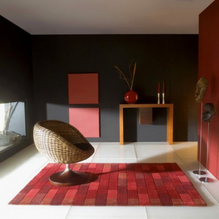 Tapis de Salon en Laine Bricks par Carving Tapis de Salon en Laine Bricks par Carving