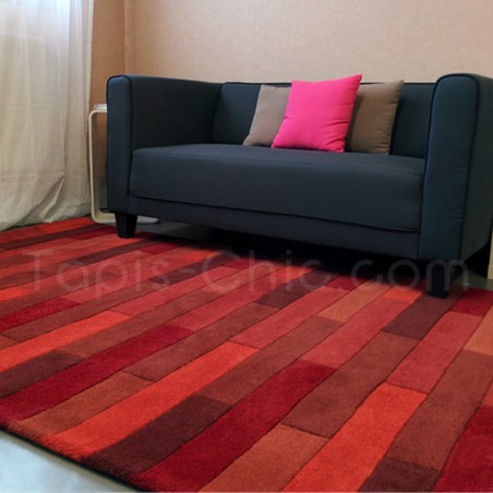 Tapis de Salon en Laine Bricks par Carving Tapis de Salon en Laine Bricks par Carving