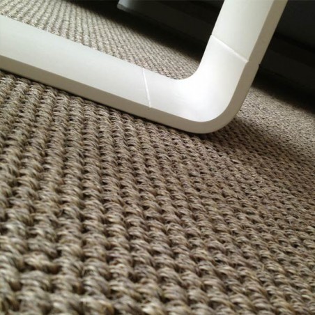 Tapis en sisal gansé tressé nature personnalisable Tapis en sisal gansé tressé nature personnalisable