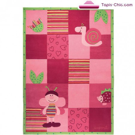 Tapis enfant Bee rose de Esprit Home (Grandes tailles)