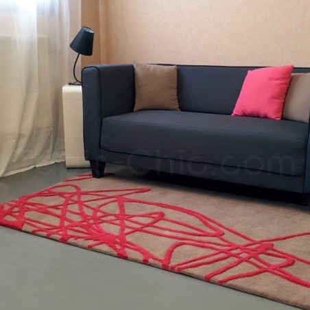 Tapis Taupe Brainstorm par Esprit Home Tapis Taupe Brainstorm par Esprit Home