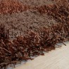 Tapis design shaggy Damier Marron pour Tapis Chic Collection