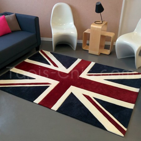 Tapis drapeau Anglais - Union Jack par London Calling Tapis drapeau Anglais - Union Jack par London Calling