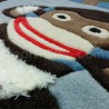 Tapis Enfant Singe par Arte Espina carré 130 cm x 130 cm Tapis Enfant Singe par Arte Espina carré 130 cm x 130 cm