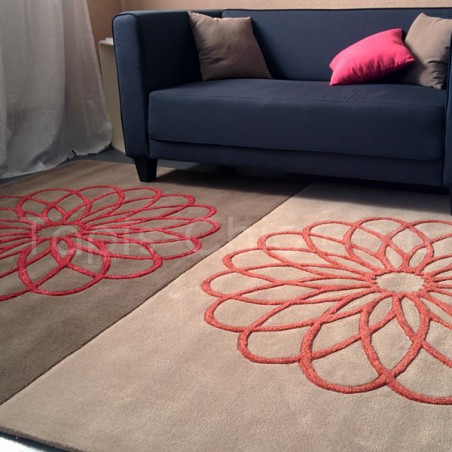 Tapis Rectangulaire Rosaces Revival 170 x 240 cm par Arte Espina Tapis Rectangulaire Rosaces Revival 170 x 240 cm par Arte Espina