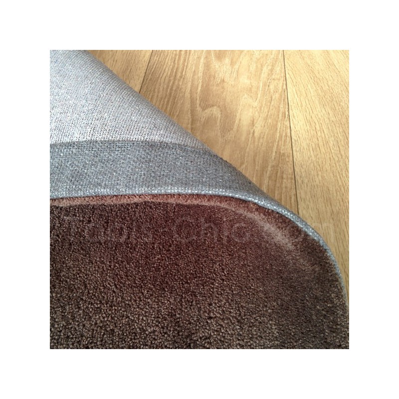 Tapis Uni Moderne Spirit Chocolat rectangulaire par Arte Espina