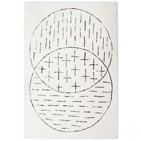 Tapis Design Ecru Masomenos par Edito Tapis Design Ecru Masomenos par Edito