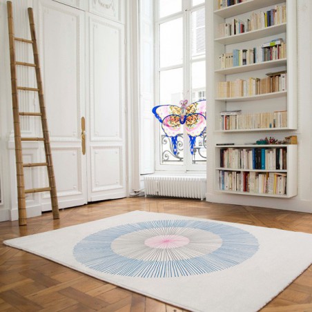 Tapis Design Pissenlit Bleu par Edito Tapis Design Pissenlit Bleu par Edito