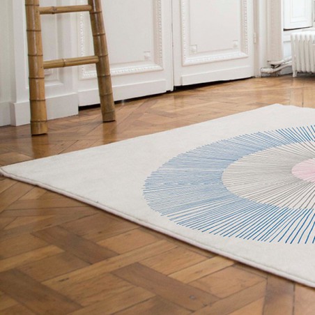 Tapis Design Pissenlit Bleu par Edito Tapis Design Pissenlit Bleu par Edito