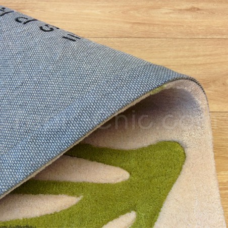 Tapis Feather Ecru et Vert par Esprit Home Tapis Feather Ecru et Vert par Esprit Home
