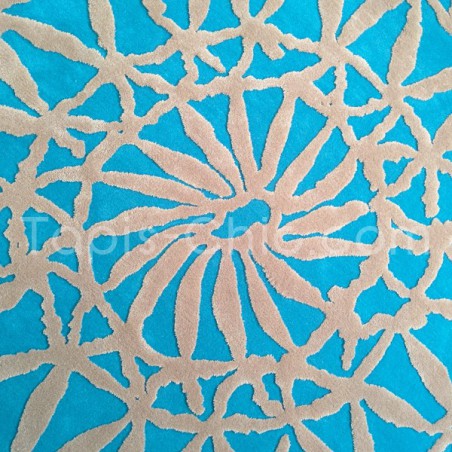 Tapis Rond Turquoise Oriental Lounge par Esprit Home Tapis Rond Turquoise Oriental Lounge par Esprit Home