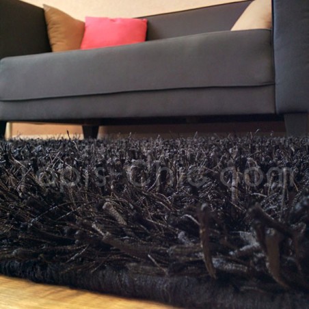 Tapis de salon shaggy Esprit Home noir Tapis de salon shaggy Esprit Home noir
