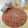 Tapis Rond Rouge Oriental Lounge par Esprit Home Tapis Rond Rouge Oriental Lounge par Esprit Home