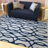 Tapis Design Chic Baroco Bleu par Joseph Lebon Tapis Design Chic Baroco Bleu par Joseph Lebon