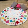Tapis Rond pour Enfant Bloom Field Ecru par Esprit Home Tapis Rond pour Enfant Bloom Field Ecru par Esprit Home