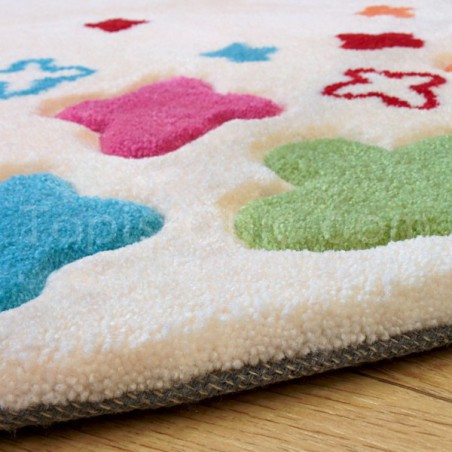 Tapis Rond pour Enfant Bloom Field Ecru par Esprit Home Tapis Rond pour Enfant Bloom Field Ecru par Esprit Home