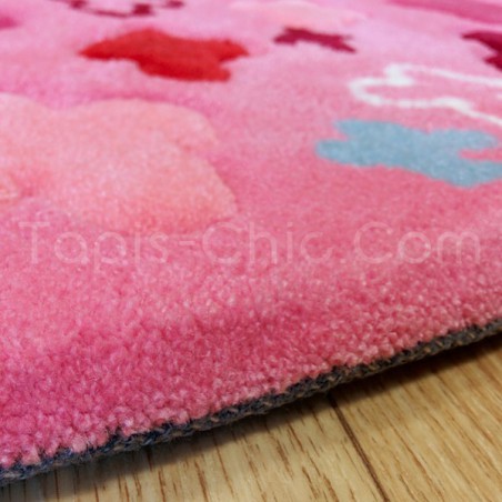 Tapis Rond pour Enfant Bloom Field Rose par Esprit Home Tapis Rond pour Enfant Bloom Field Rose par Esprit Home