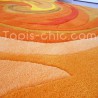 Tapis moderne Action Painting Orange par Arte Espina Tapis moderne Action Painting Orange par Arte Espina