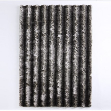 Tapis de Salon en Relief Gobi Gris par Home Spirit Tapis de Salon en Relief Gobi Gris par Home Spirit