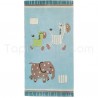 Tapis Enfant Lucky zoo bleu par Esprit Home (petites tailles) Tapis Enfant Lucky zoo bleu par Esprit Home (petites tailles)