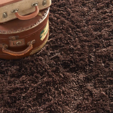 Tapis Shaggy Vision Chocolat par Home Spirit Tapis Shaggy Vision Chocolat par Home Spirit
