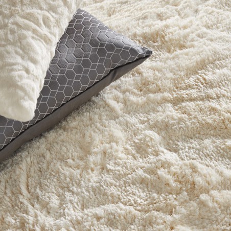 Tapis de Salon Shaggy Vision Ecru par Home Spirit Tapis de Salon Shaggy Vision Ecru par Home Spirit