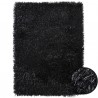 Tapis Design Shaggy Noir Xeres par Home Spirit Tapis Design Shaggy Noir Xeres par Home Spirit