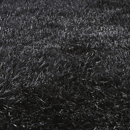 Tapis Design Shaggy Noir Xeres par Home Spirit Tapis Design Shaggy Noir Xeres par Home Spirit