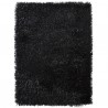 Tapis Design Shaggy Noir Xeres par Home Spirit