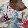 Tapis rond par Ligne Pure 230 cm fleuri et coloré en viscose Tapis rond par Ligne Pure 230 cm fleuri et coloré en viscose