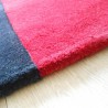 Tapis Contemporain Field Bleu et Rouge par Carving Tapis Contemporain Field Bleu et Rouge par Carving