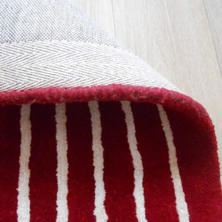 Tapis Design Tridimensional Rouge foncé par Carving Tapis Design Tridimensional Rouge foncé par Carving