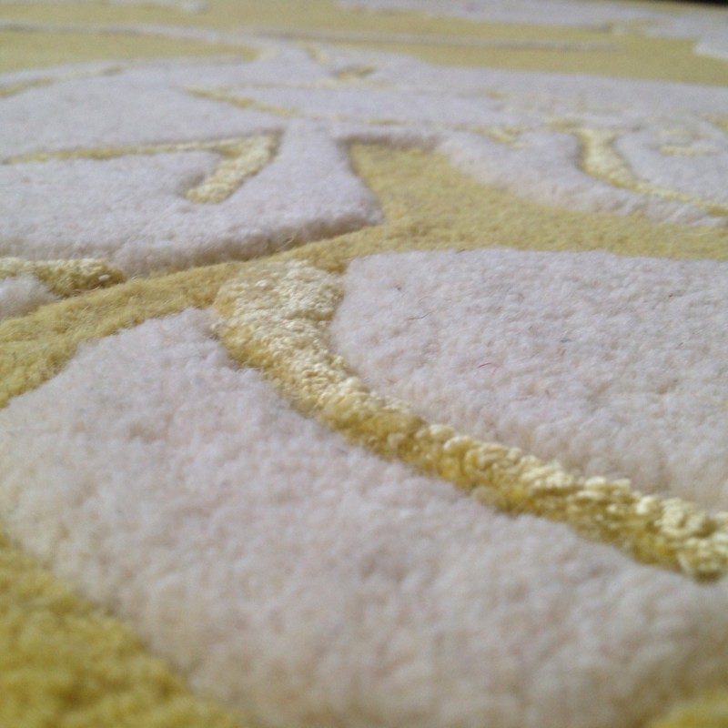 Tapis Floral Tennoji Jaune par Joseph Lebon