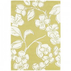 Tapis Floral Tennoji Jaune par Joseph Lebon