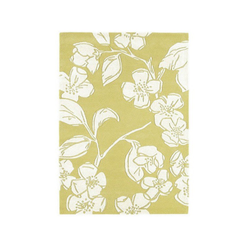 Tapis Floral Tennoji Jaune par Joseph Lebon