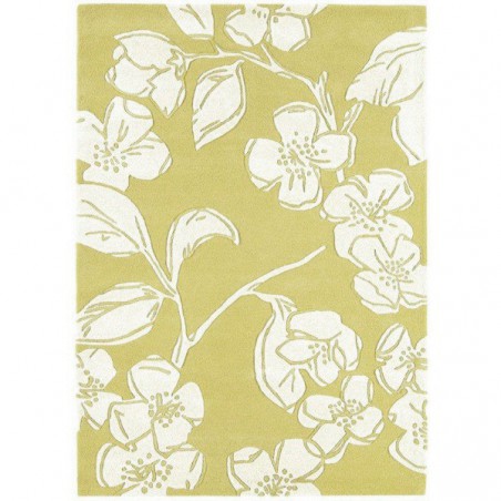 Tapis Floral Tennoji Jaune par Joseph Lebon