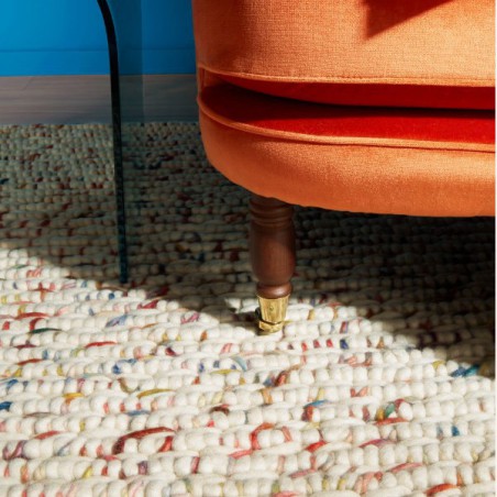 Tapis en Laine Scooby Ecru par Home Spirit Tapis en Laine Scooby Ecru par Home Spirit