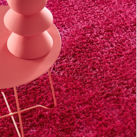 Tapis Shaggy Uni Zelie Fuchsia par Home Spirit Tapis Shaggy Uni Zelie Fuchsia par Home Spirit
