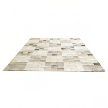 Tapis Patchwork de Peau Véritable Harris Gris par Home Spirit Tapis Patchwork de Peau Véritable Harris Gris par Home Spirit