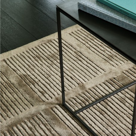 Tapis Uni Taupe Reflect par Ligne Pure Tapis Uni Taupe Reflect par Ligne Pure