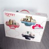 Valise de 8 dalles de tapis longues mèches - Shaggy Esprit Home à assembler Valise de 8 dalles de tapis longues mèches - Shaggy Esprit Home à assembler