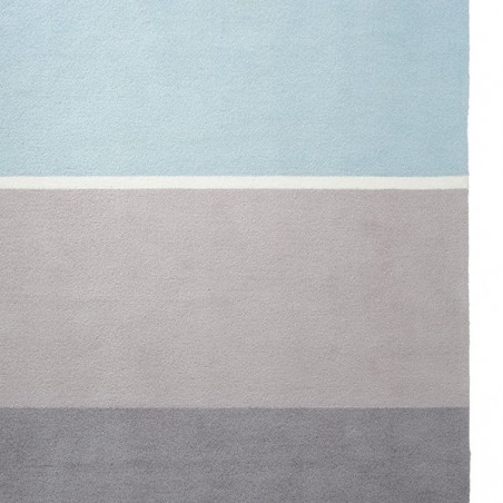 Tapis Esprit Home en acrylique bleu, taupe et sable Tapis Esprit Home en acrylique bleu, taupe et sable