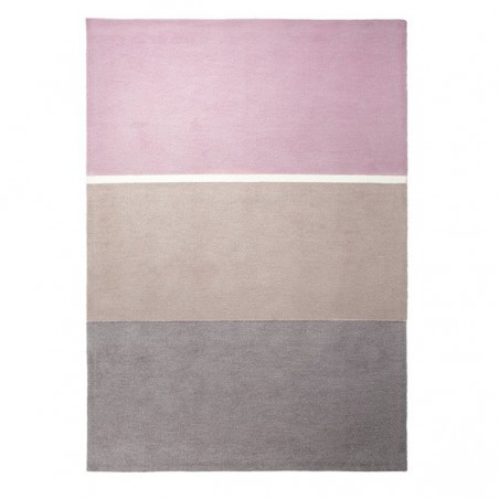 Tapis Esprit Home en acrylique rose, taupe et sable Tapis Esprit Home en acrylique rose, taupe et sable