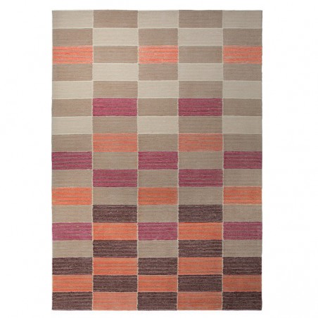 Tapis Fida Berry Orange à rectangles par Esprit Home Tapis Fida Berry Orange à rectangles par Esprit Home