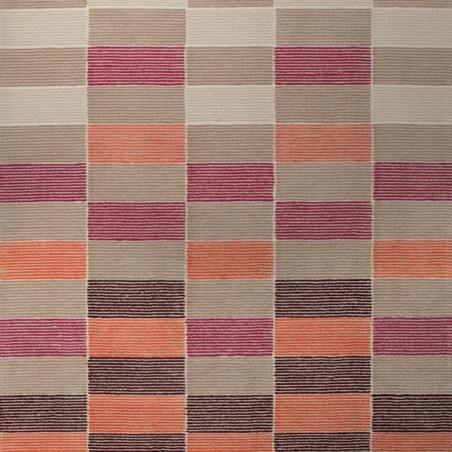 Tapis Fida Berry et Orange à rectangles par Esprit Home Tapis Fida Berry et Orange à rectangles par Esprit Home