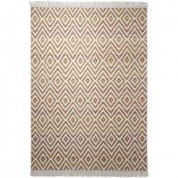 Tapis Ethnique Chic Rouge Brique Vector par Esprit Home