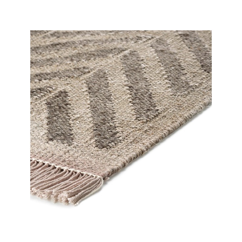 Tapis Tissé Main Ethno Taupe par Esprit Home